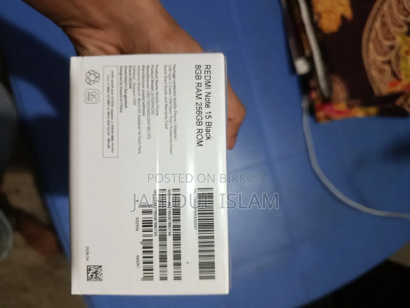 Xiaomi Redmi Note 15 256 GB Black