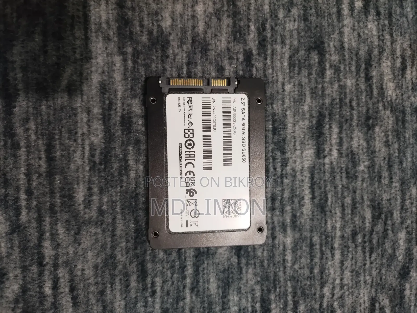 I Am Selling an ADATA (256 GB) SSD.