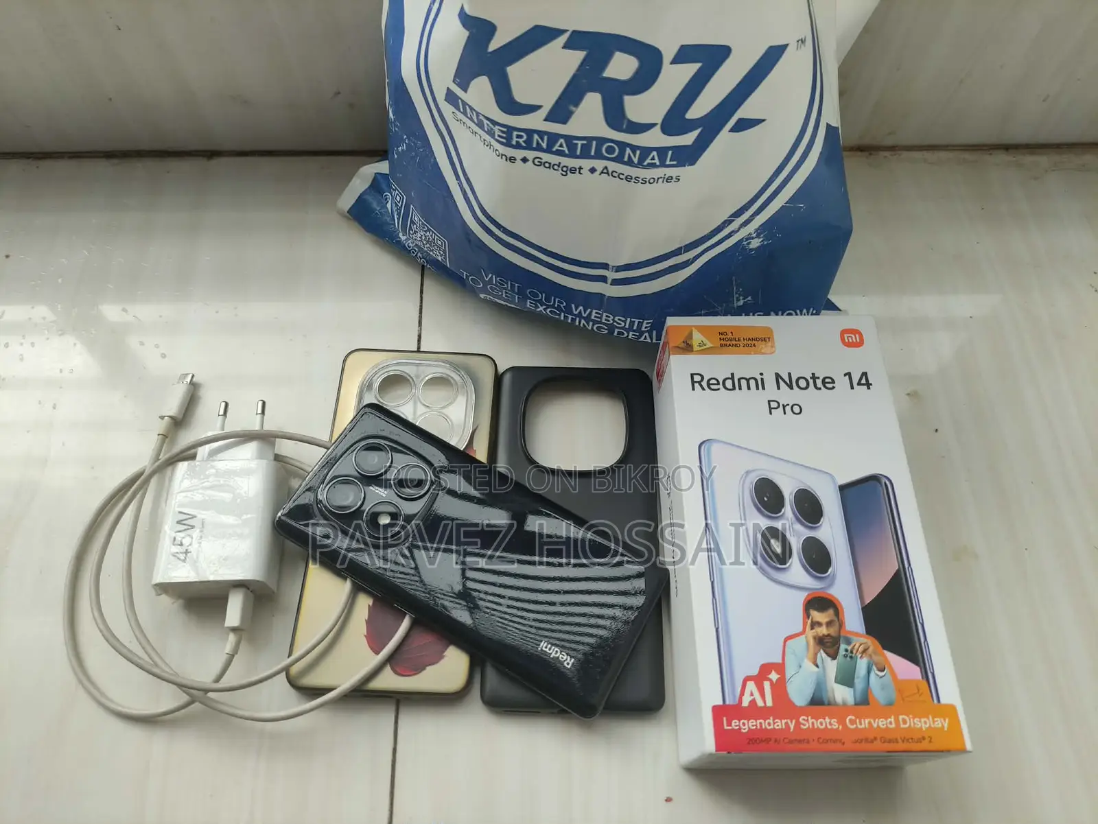 শাওমি রেডমি নোট ১৪ প্রো ২৫৬ জিবি কালো