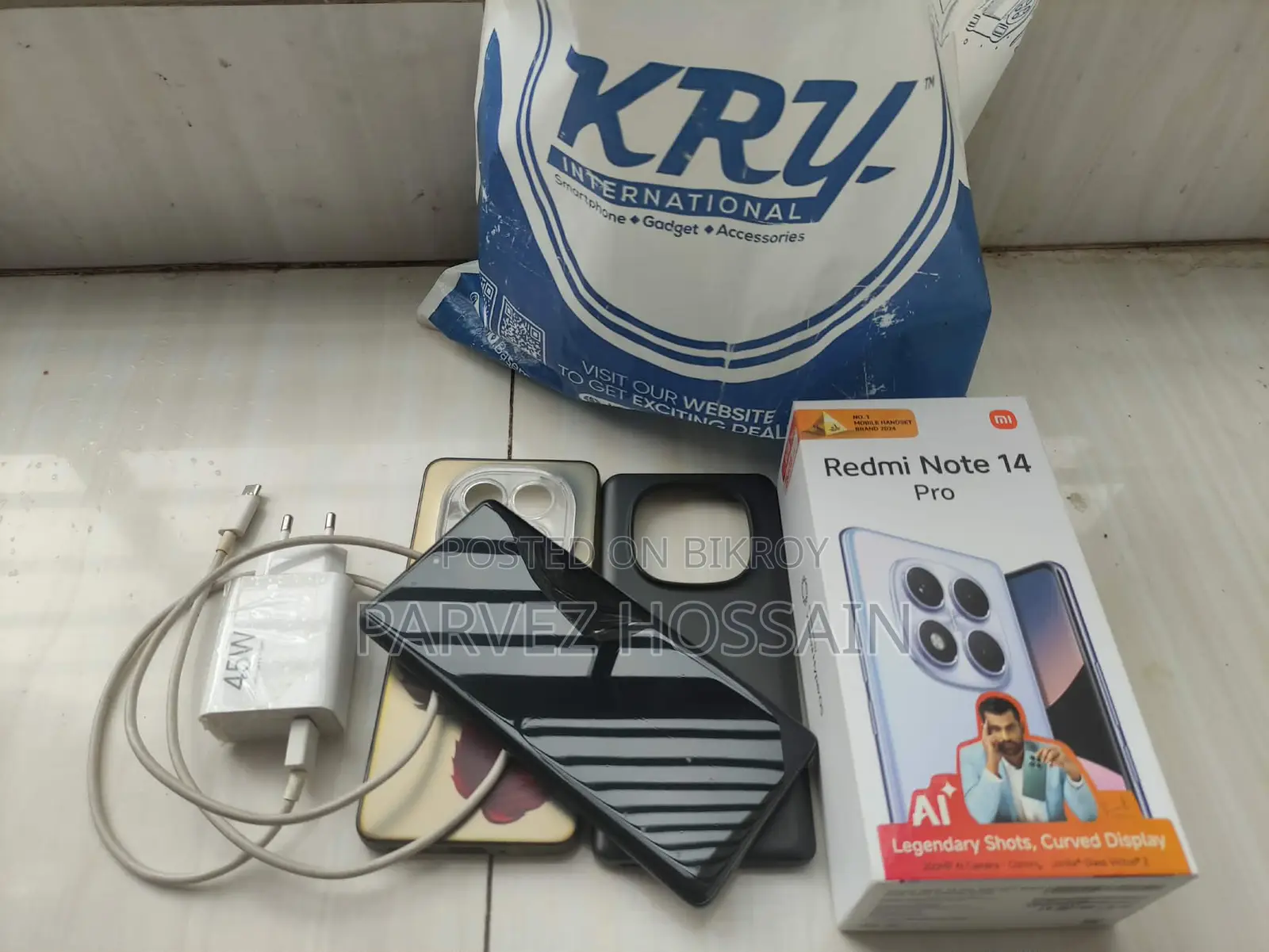 শাওমি রেডমি নোট ১৪ প্রো ২৫৬ জিবি কালো
