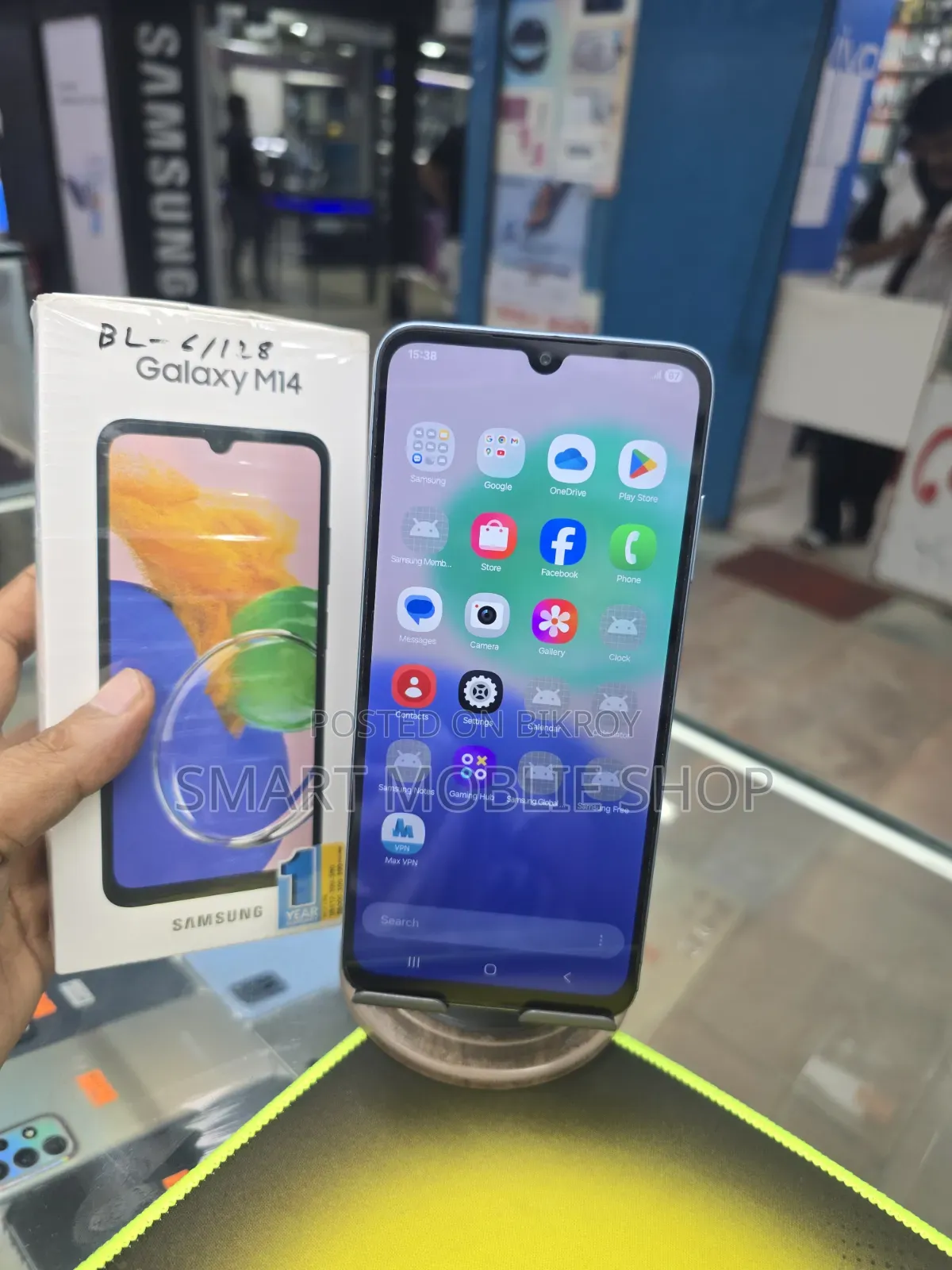 স্যামসাং গ্যালাক্সি এম১৪ ৪জি ১২৮ জিবি ব্লু