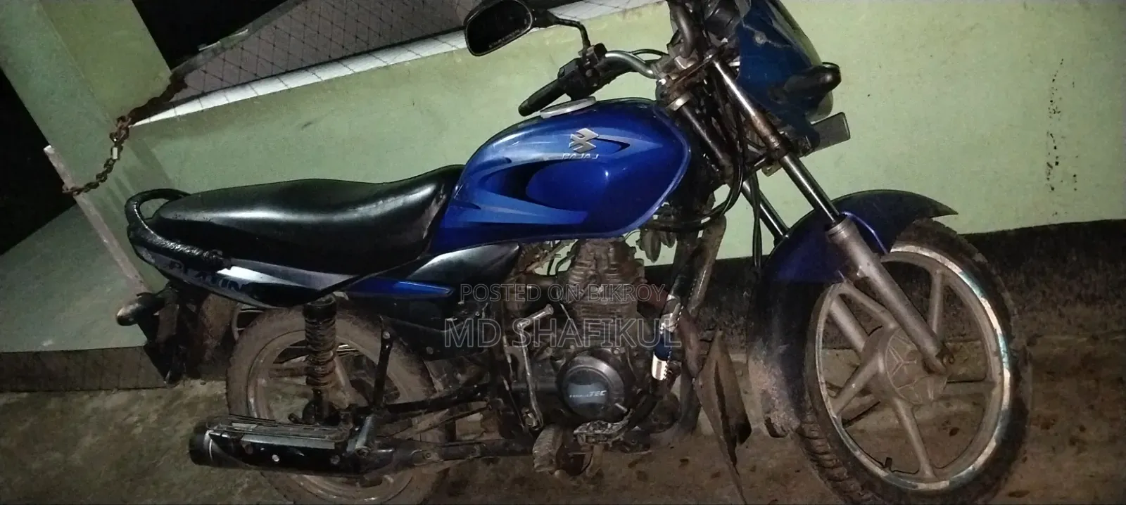 বাজাজ প্লাটিনা ১০০ ২০২২ গ্রিন