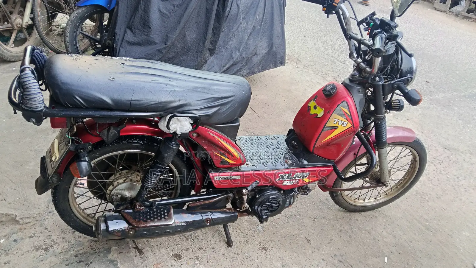 TVS XL 100 I-Touch 2019 Red
