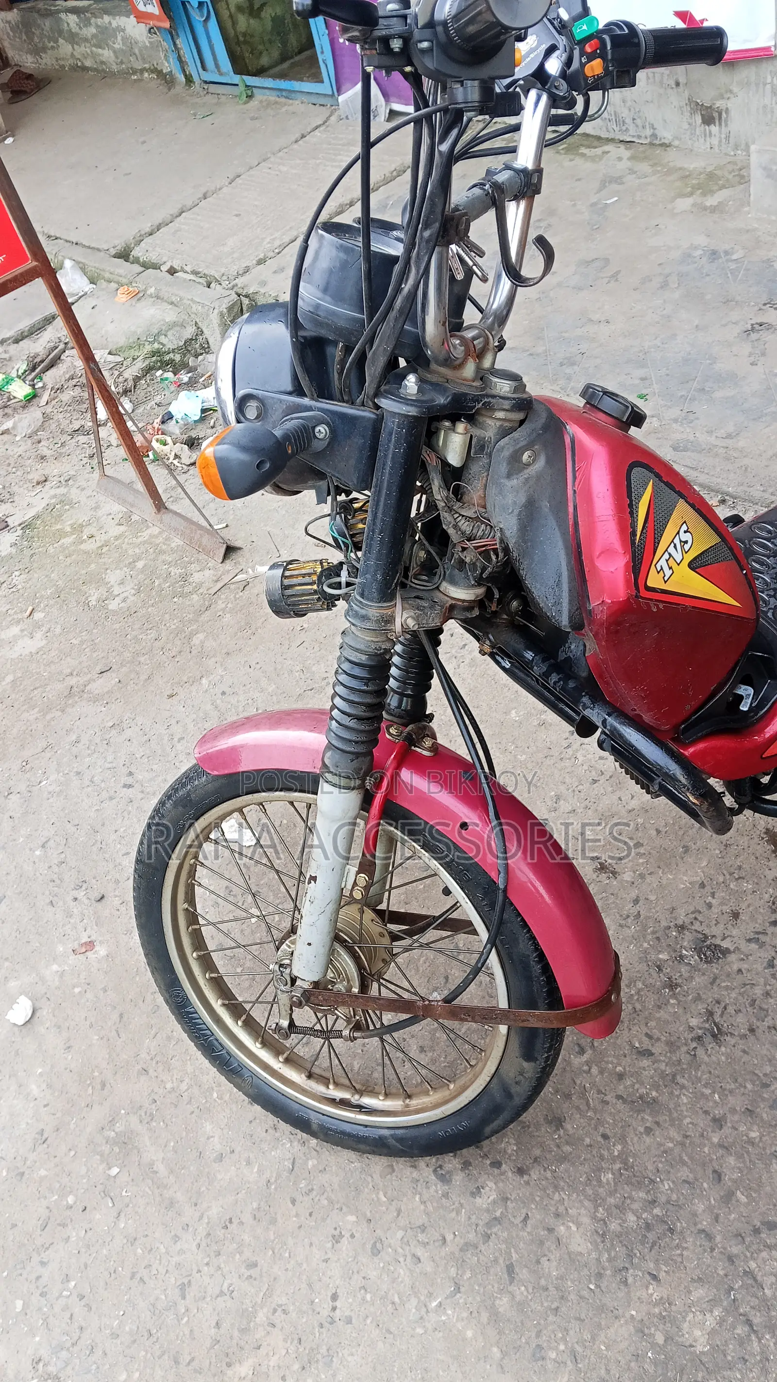 TVS XL 100 I-Touch 2019 Red