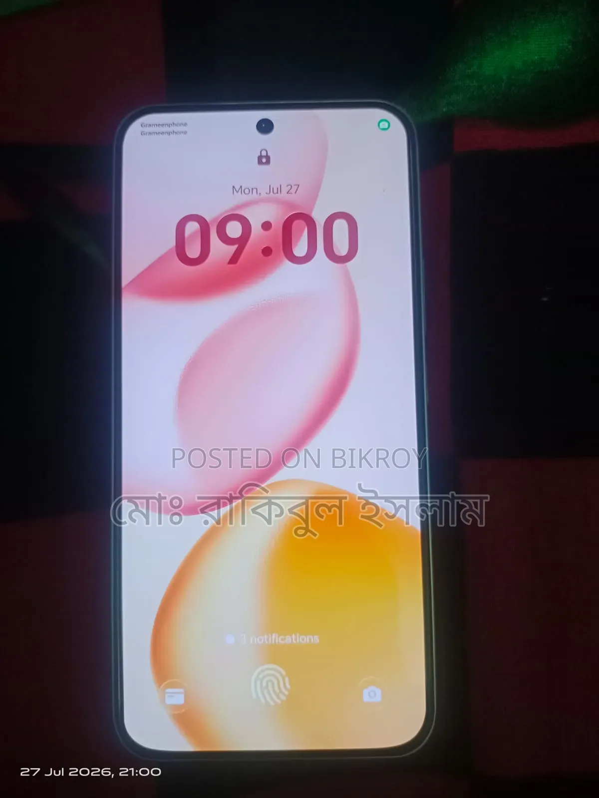 নতুন অনার ৪০০ ২৫৬ জিবি রোজ গোল্ড