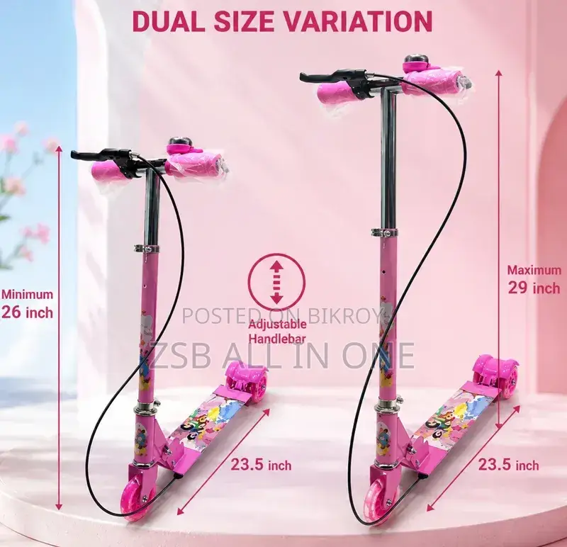 Self Balancing Metal Body Scooter With Handle