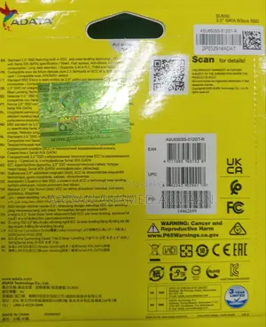Adata 512gb Sata SSD (Brand New, Sealed/Unopened)