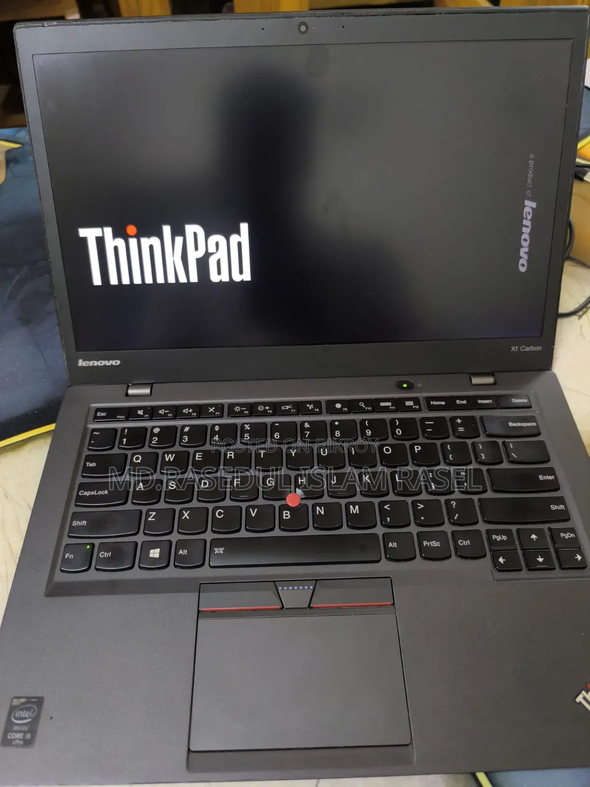 Laptop Lenovo ThinkPad X1 Carbon 8GB Intel Core I5 SSD 256GB