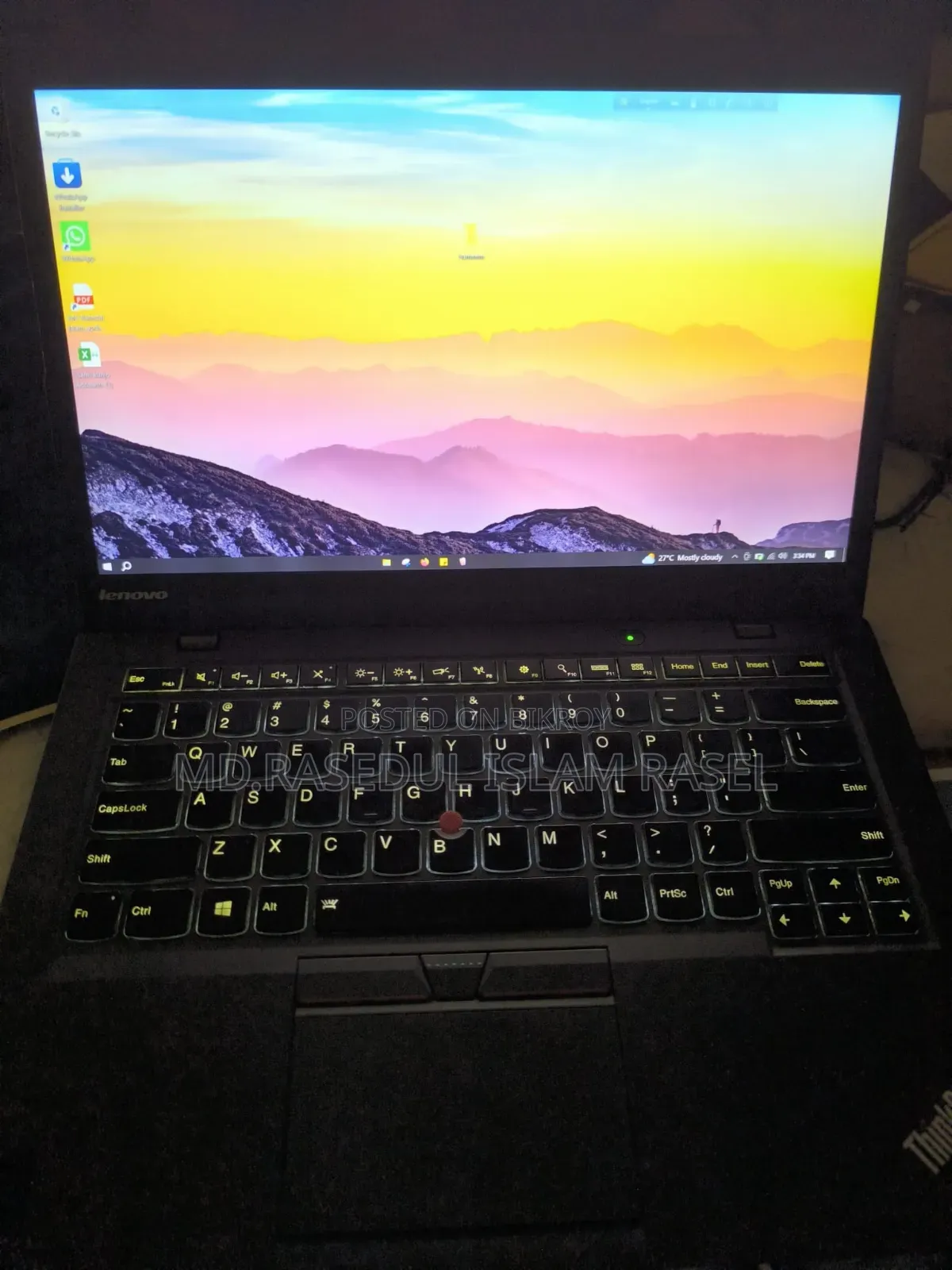 Laptop Lenovo ThinkPad X1 Carbon 8GB Intel Core I5 SSD 256GB