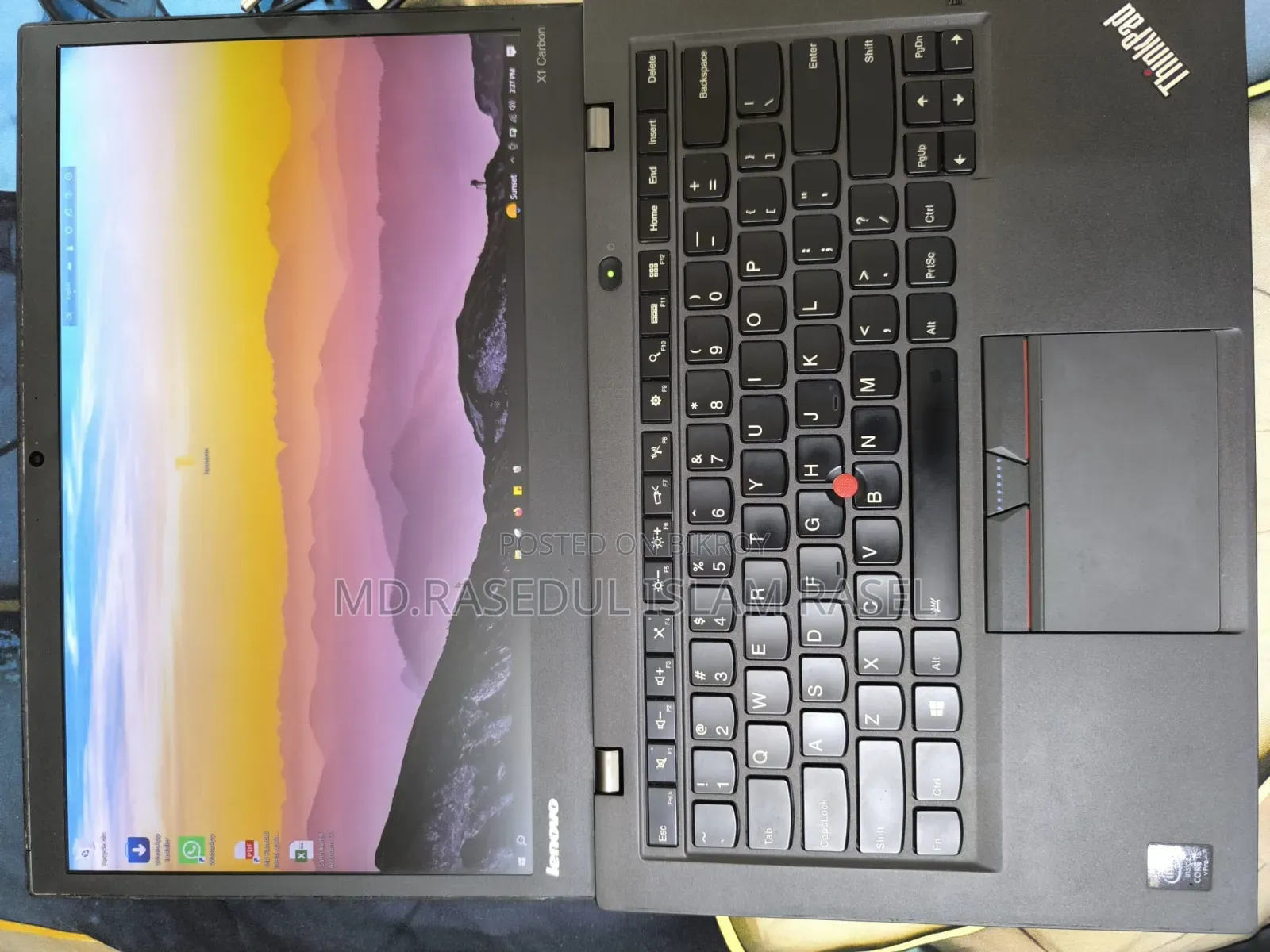 Laptop Lenovo ThinkPad X1 Carbon 8GB Intel Core I5 SSD 256GB