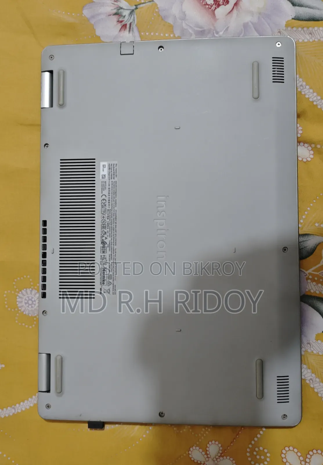 ল্যাপটপ ডেল ইন্সপায়রন ১৫ 8GB ইন্টেল কোর I5 HDD 1T