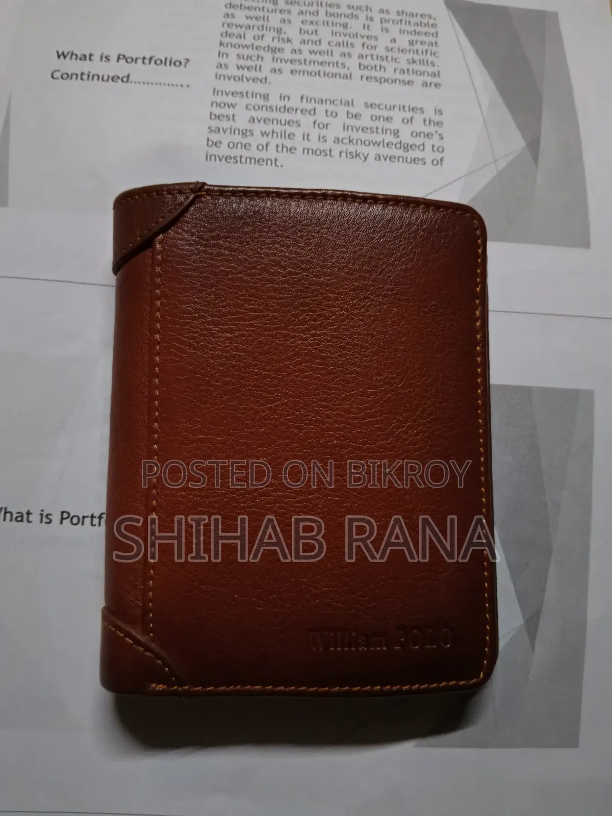Men's Leather Wallet – Good Condition