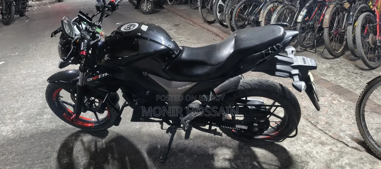 Suzuki Gixxer 2024 Black