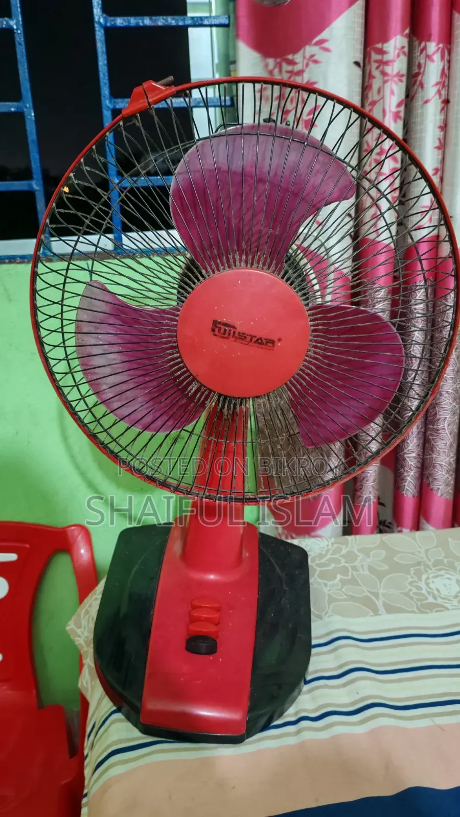 ১২ ভোল্ট ডিসি ব্যাটারি এবং ফ্যান