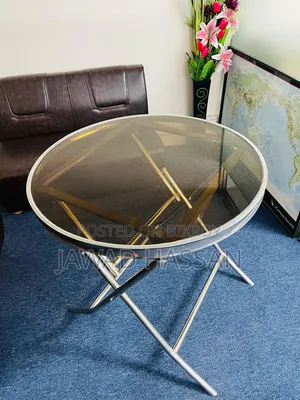 Tea Table Glass and Ss