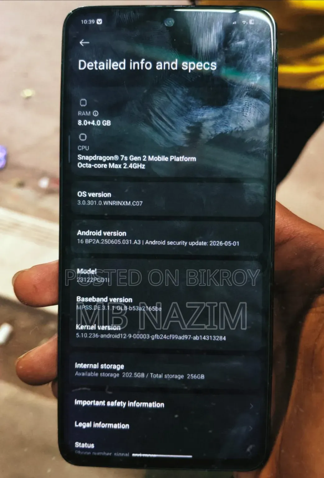 Xiaomi Poco X6 256 GB Black