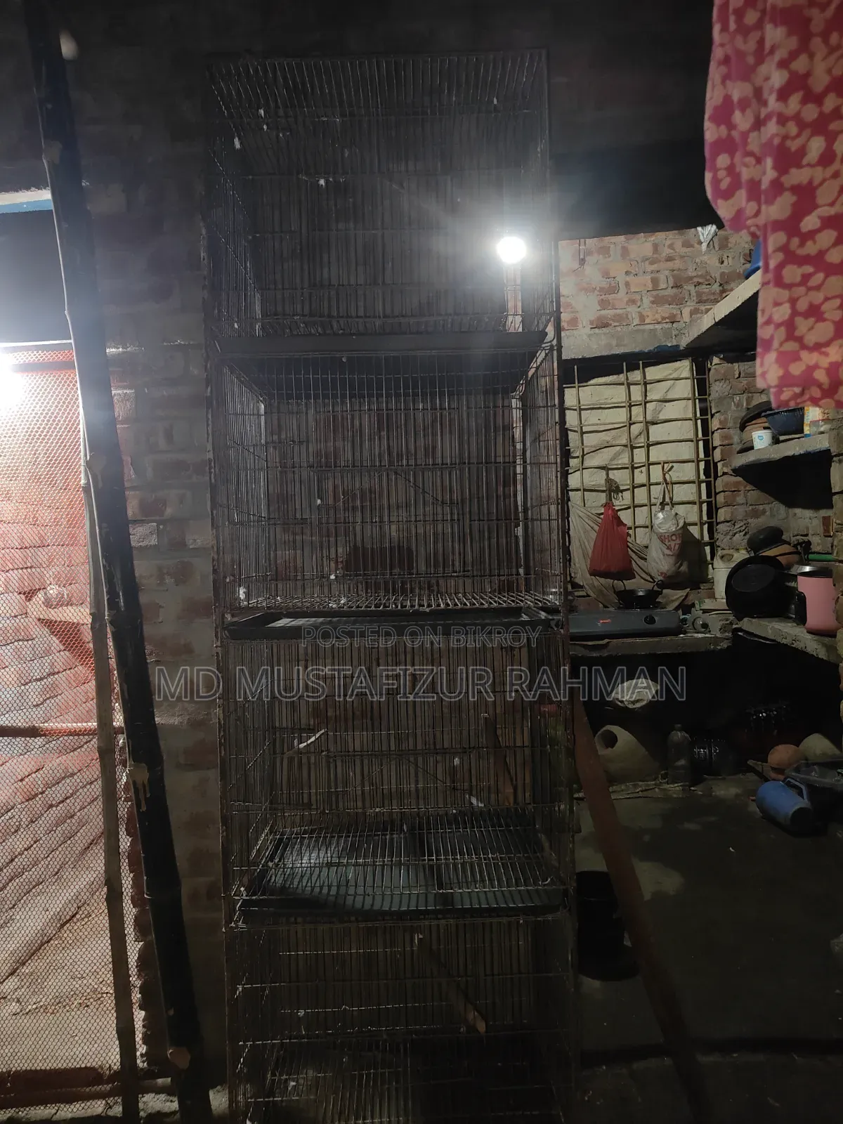 Bird Cage 4 Compartments