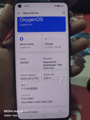OnePlus 8T 256 GB Blue