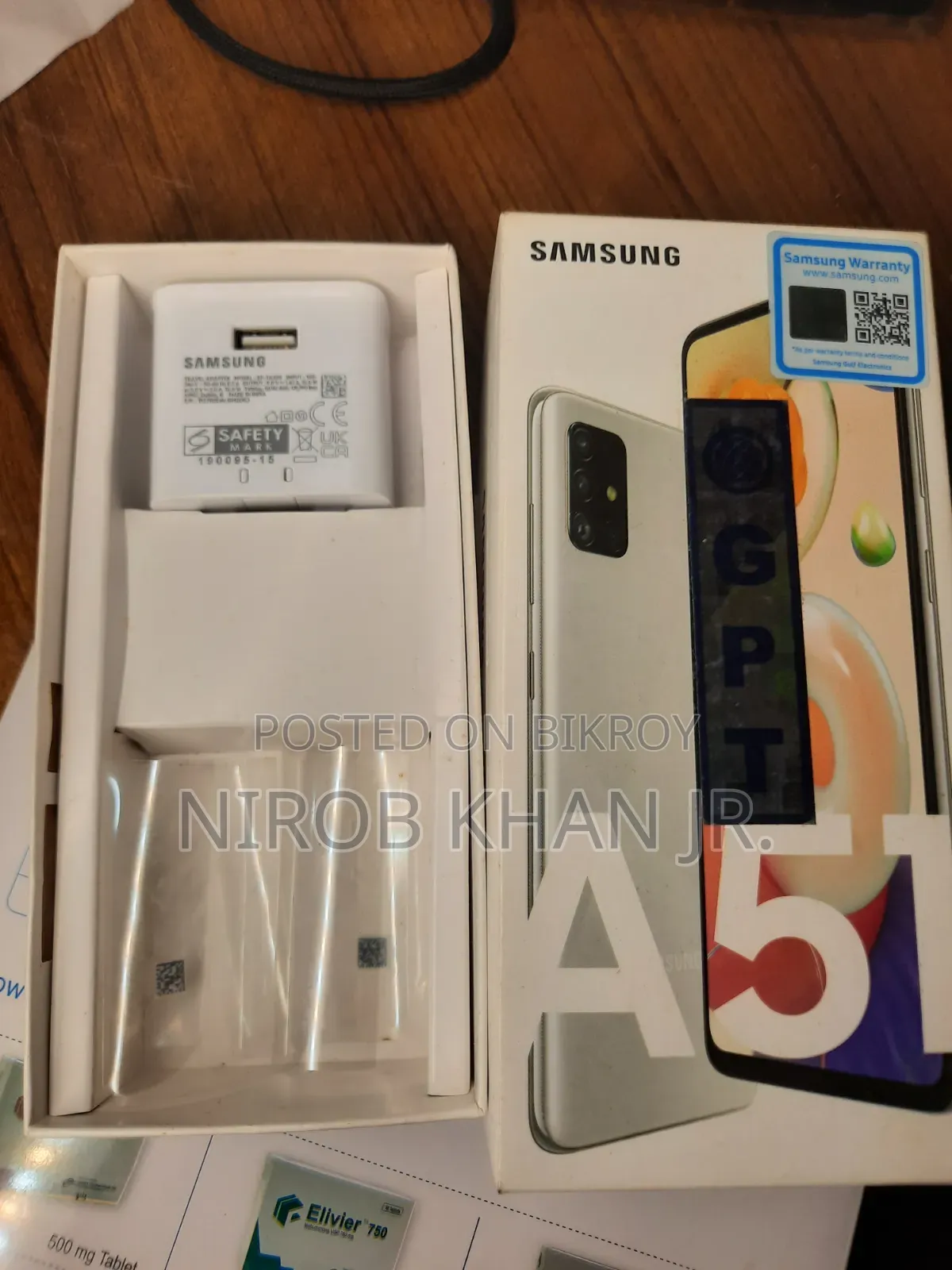 Samsung A51 15w Original Fast Charger New
