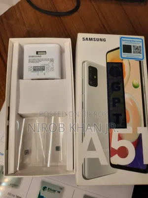 Samsung A51 15w Original Fast Charger New