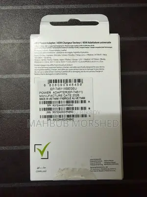 Samsung 45W Power Adapter (Original)