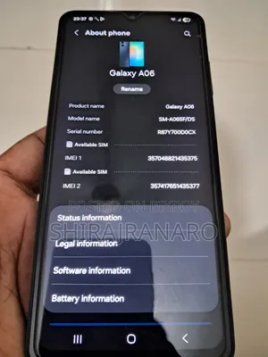 Samsung Galaxy A06 128 GB Black