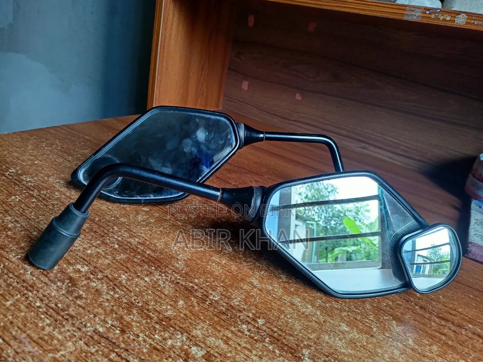 Hero Xtreme 125r Stock Looking Glass/Mirror With Blind Spot Mirror