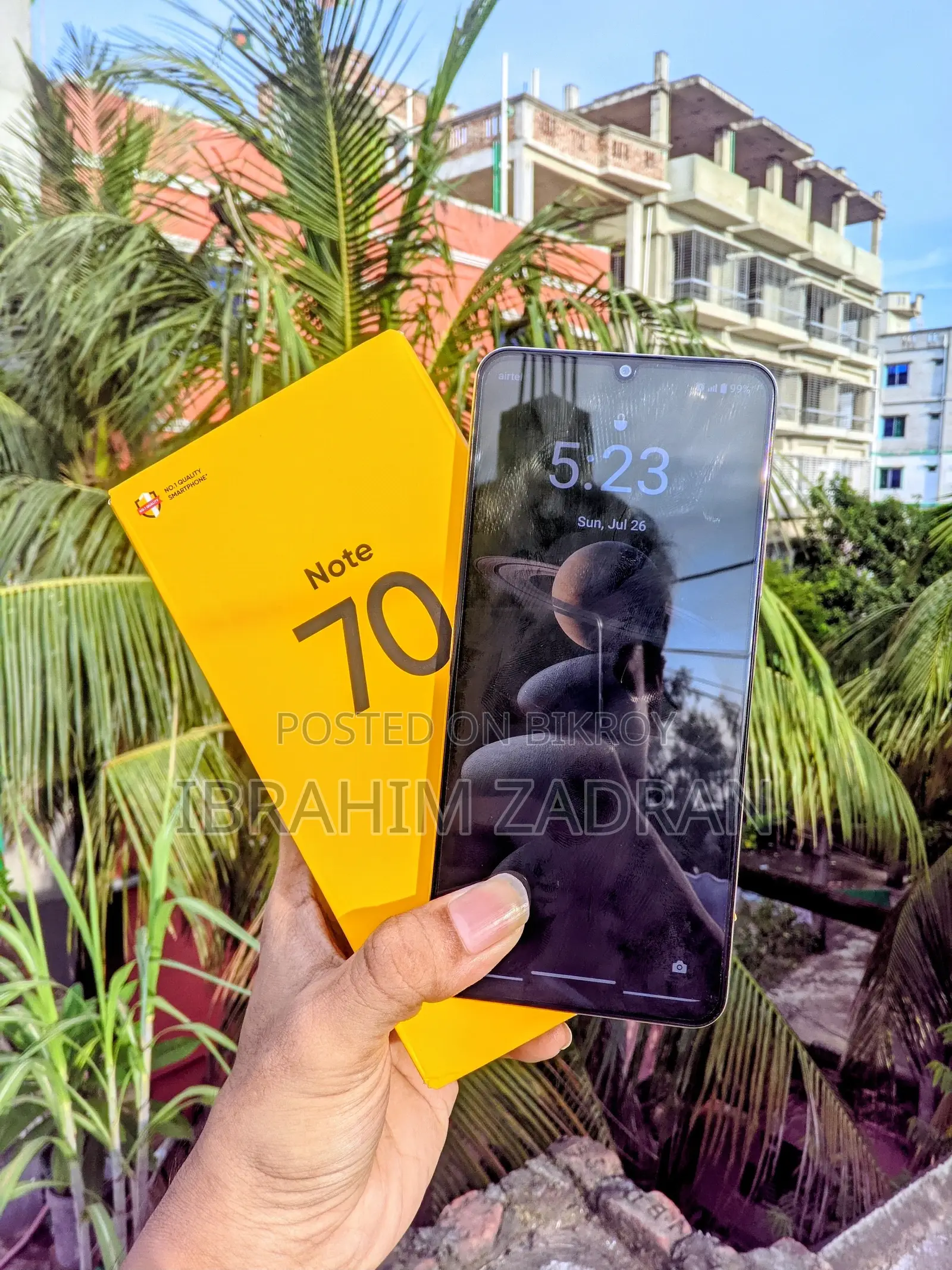 New Realme Note 70T 128 GB Gold