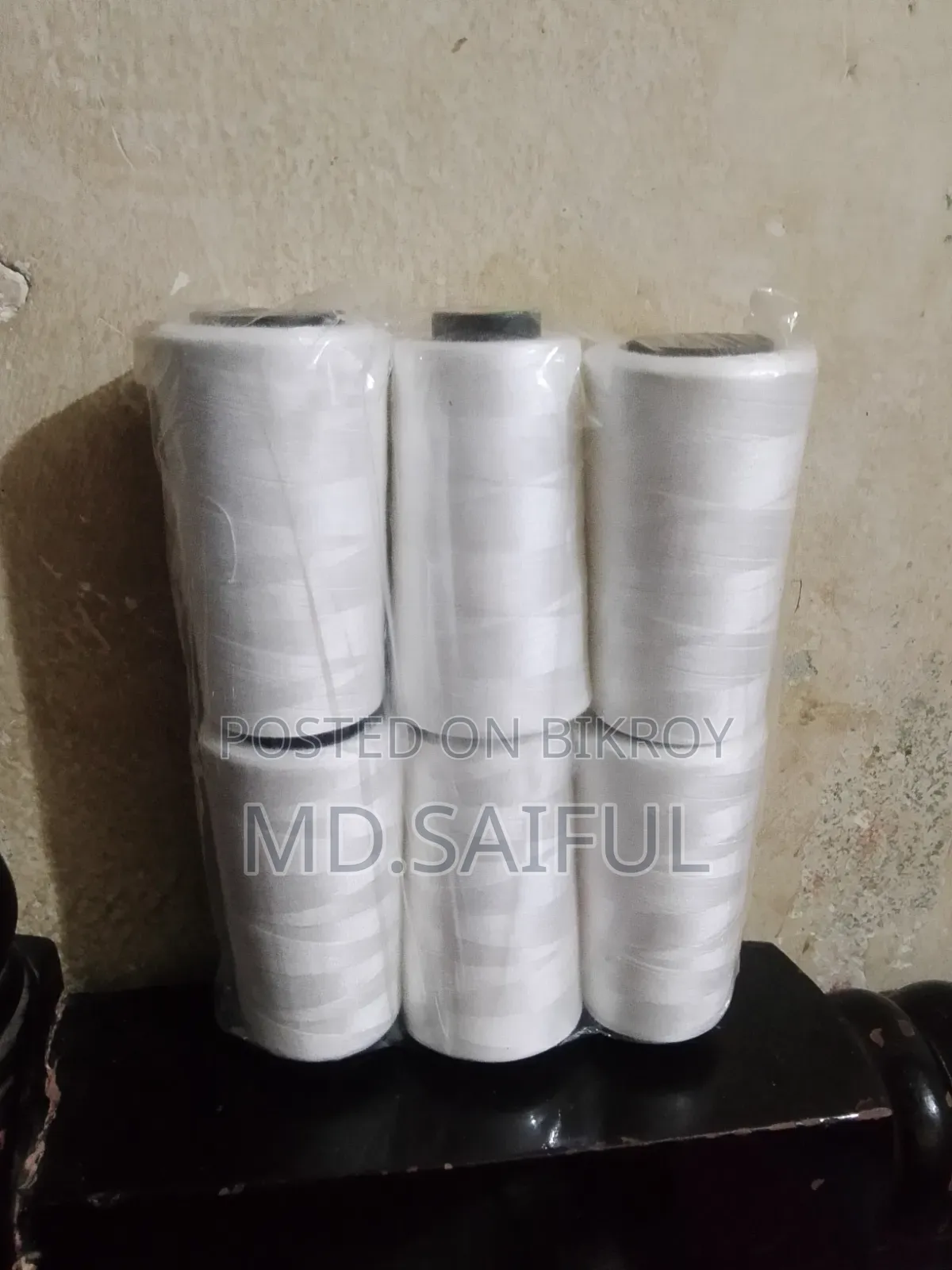 White Sewing Thread