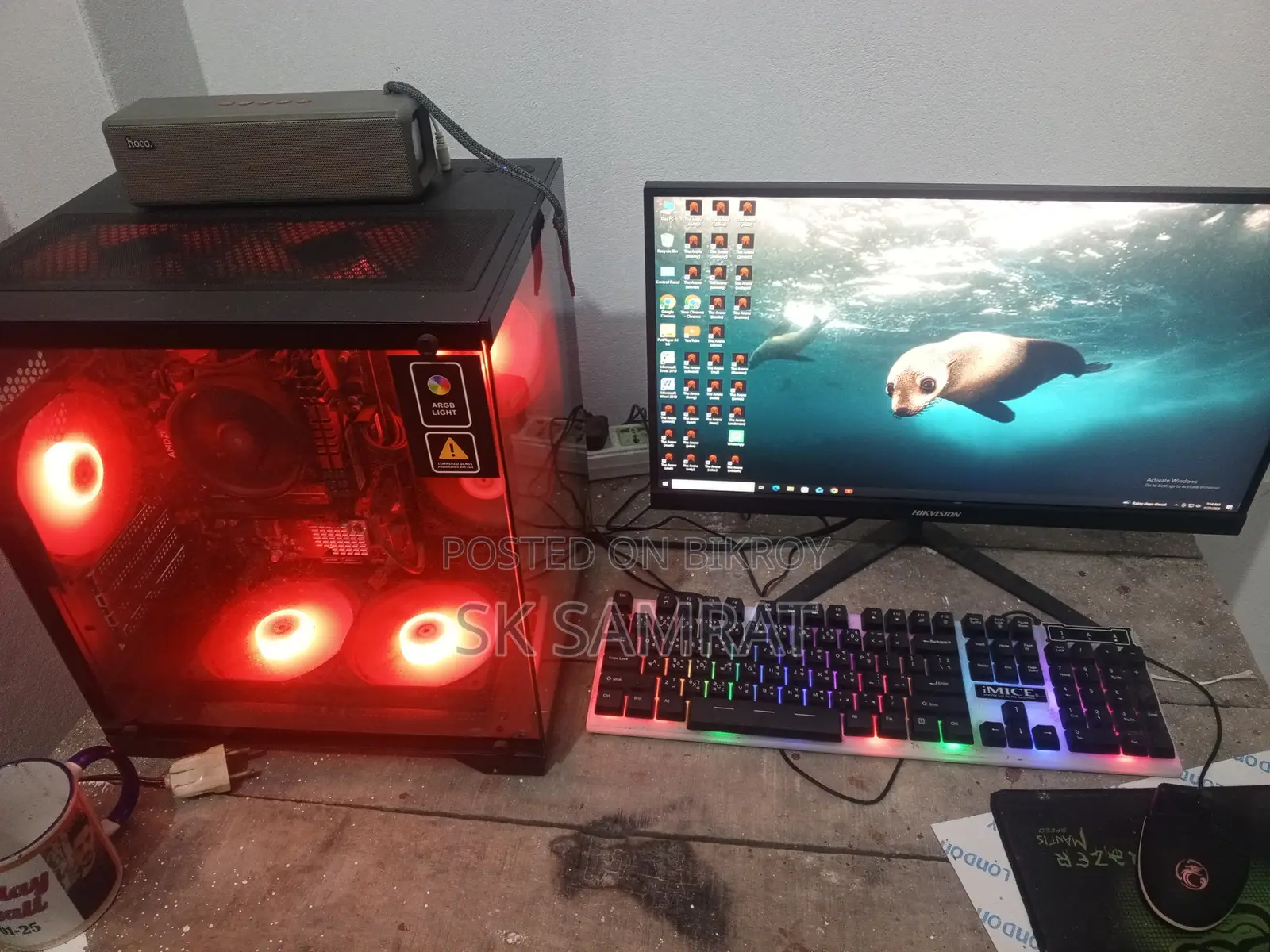 Desktop Computer 16GB AMD Ryzen 7 SSD 256GB
