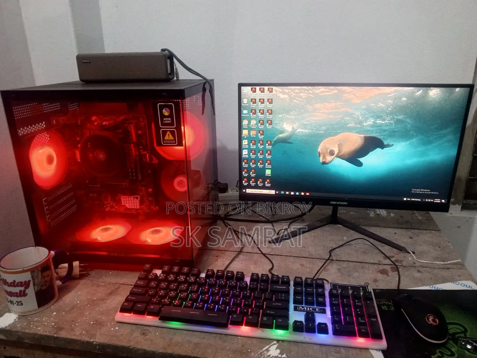 Desktop Computer 16GB AMD Ryzen 7 SSD 256GB