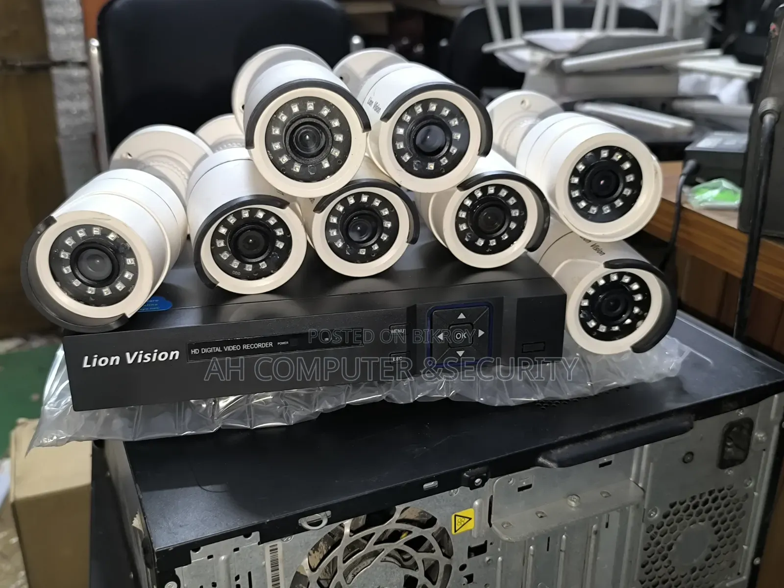 CCTV Package 8pc Camera 8ch NVR 500hdd
