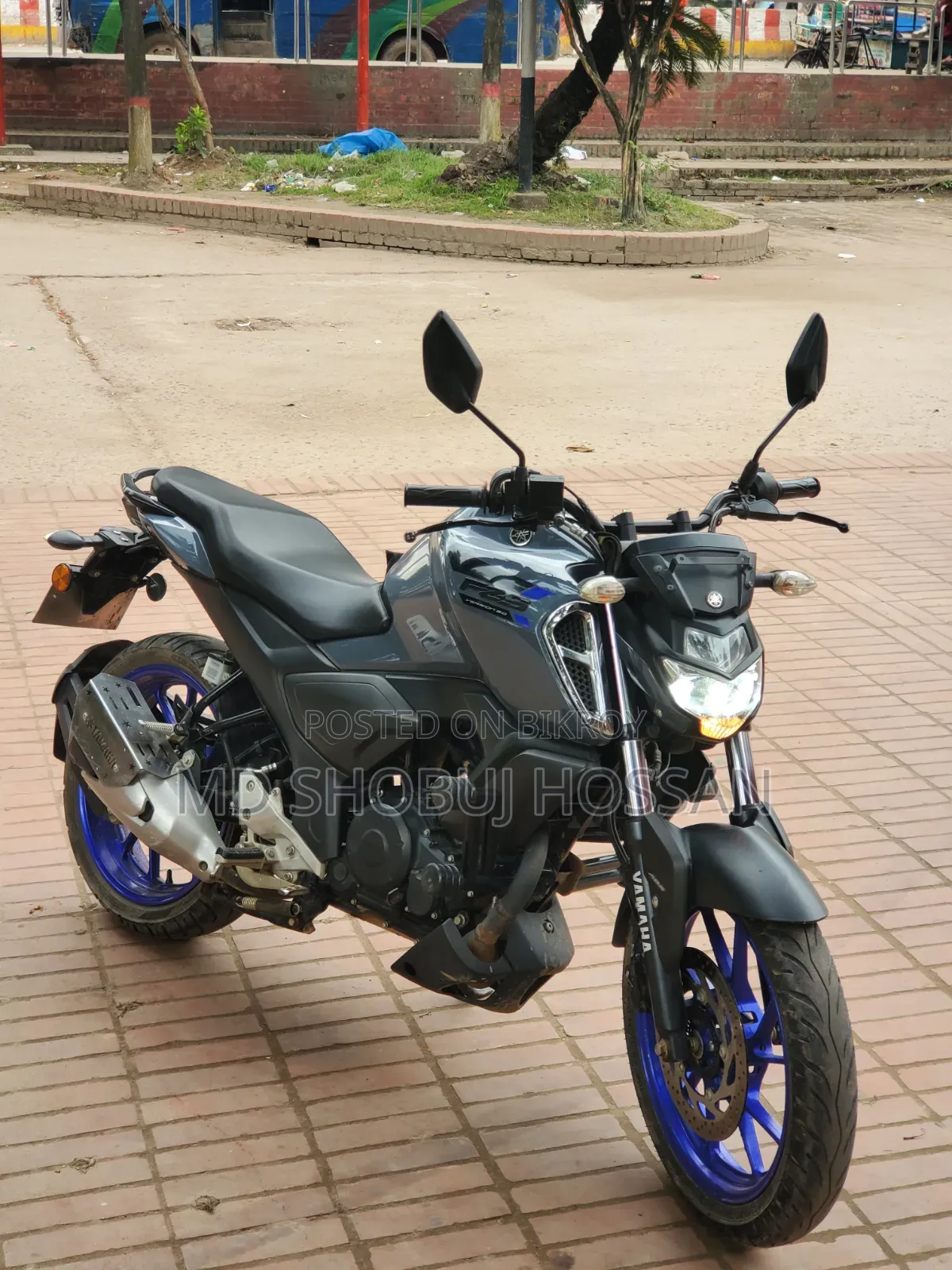 New Yamaha FZS V3 2024 Gray