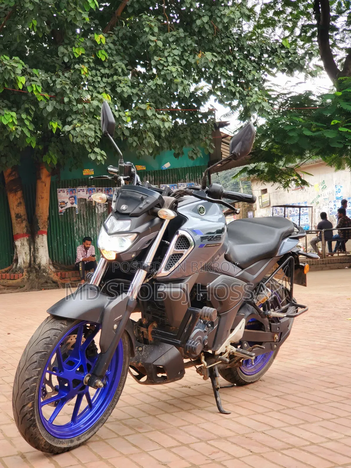 New Yamaha FZS V3 2024 Gray
