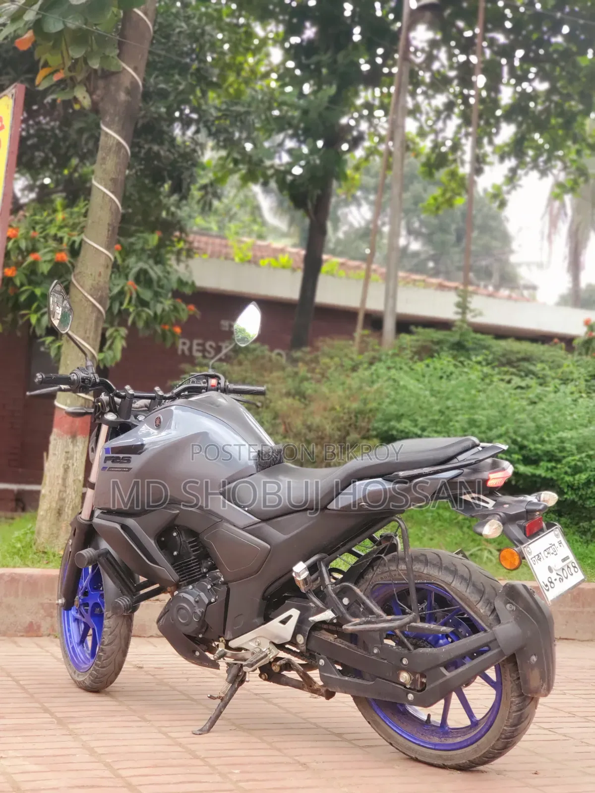 New Yamaha FZS V3 2024 Gray