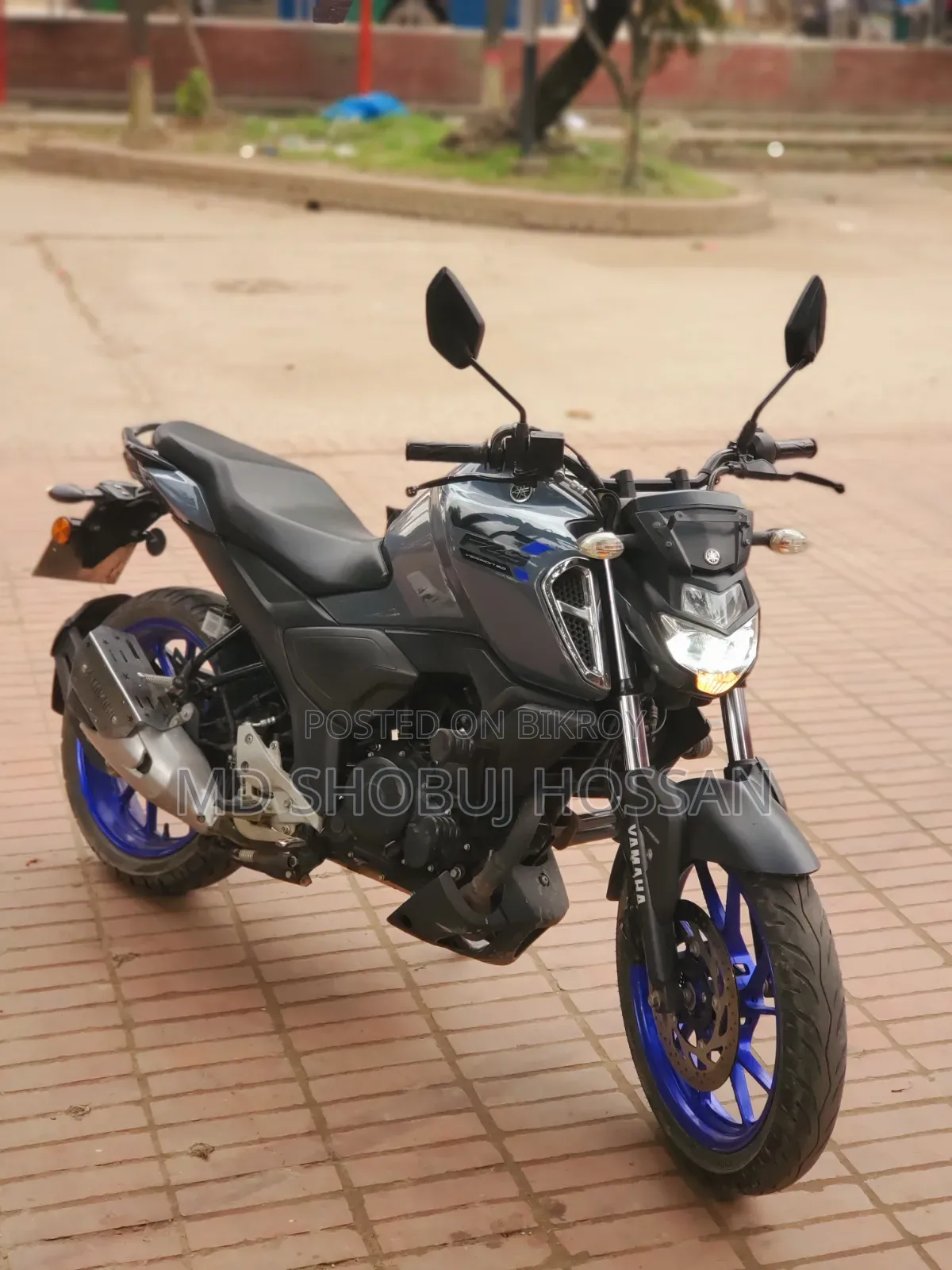 New Yamaha FZS V3 2024 Gray
