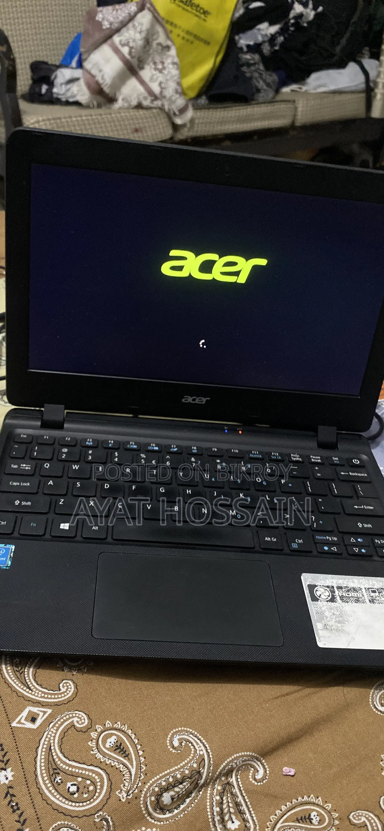 Laptop Acer Aspire ES1-132 4GB Intel Celeron HDD 500GB