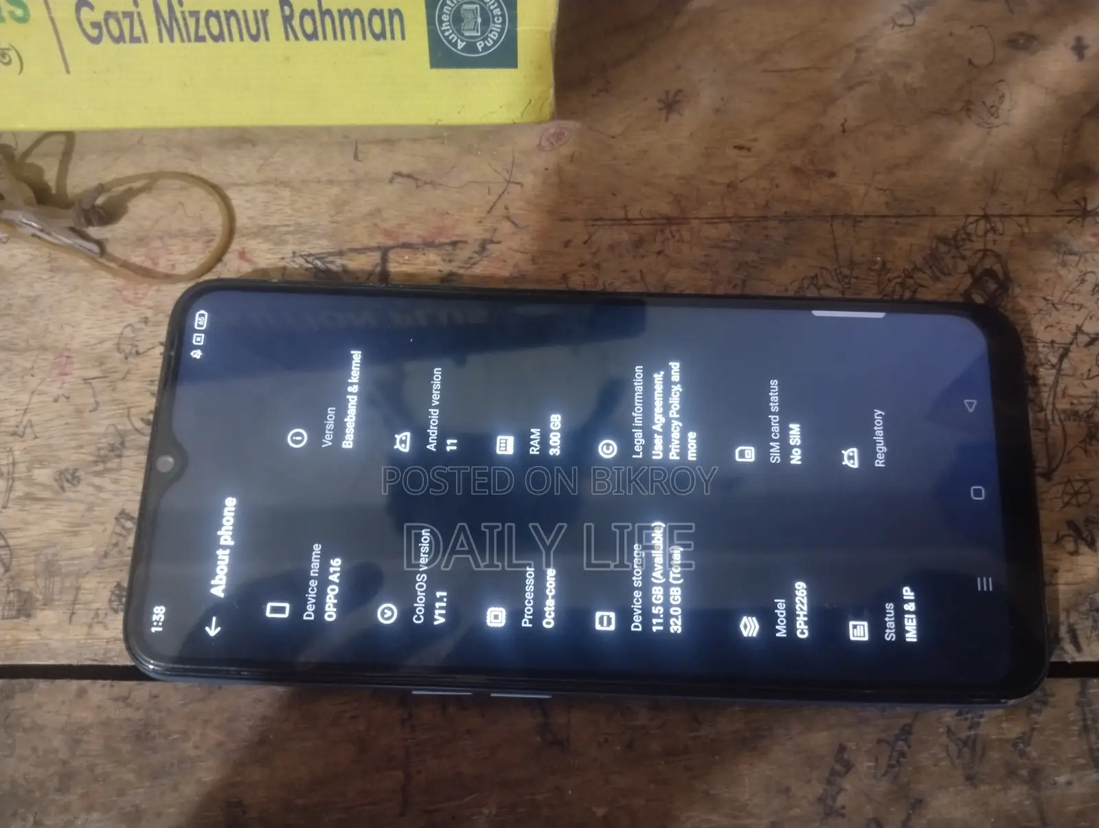 Oppo A16 32 GB Blue