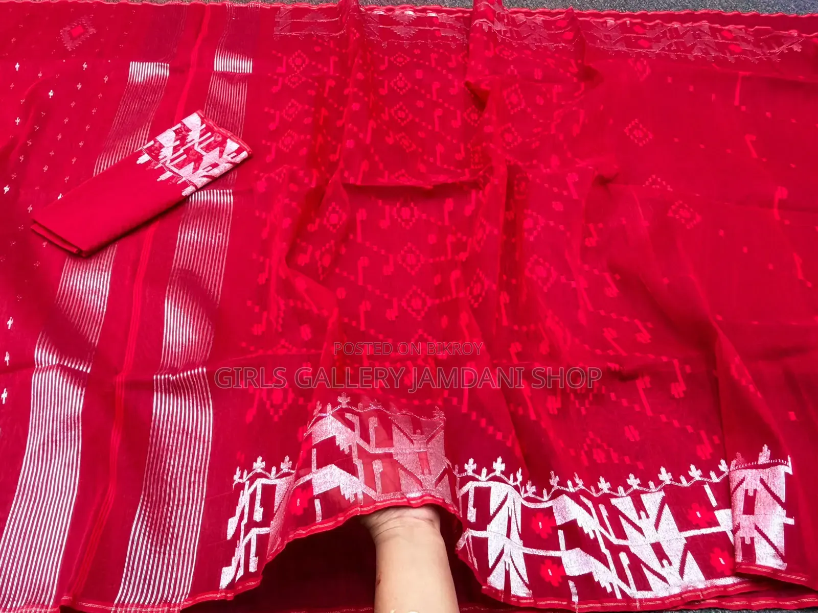 Original Handloom Dhakai Jamdani Saree