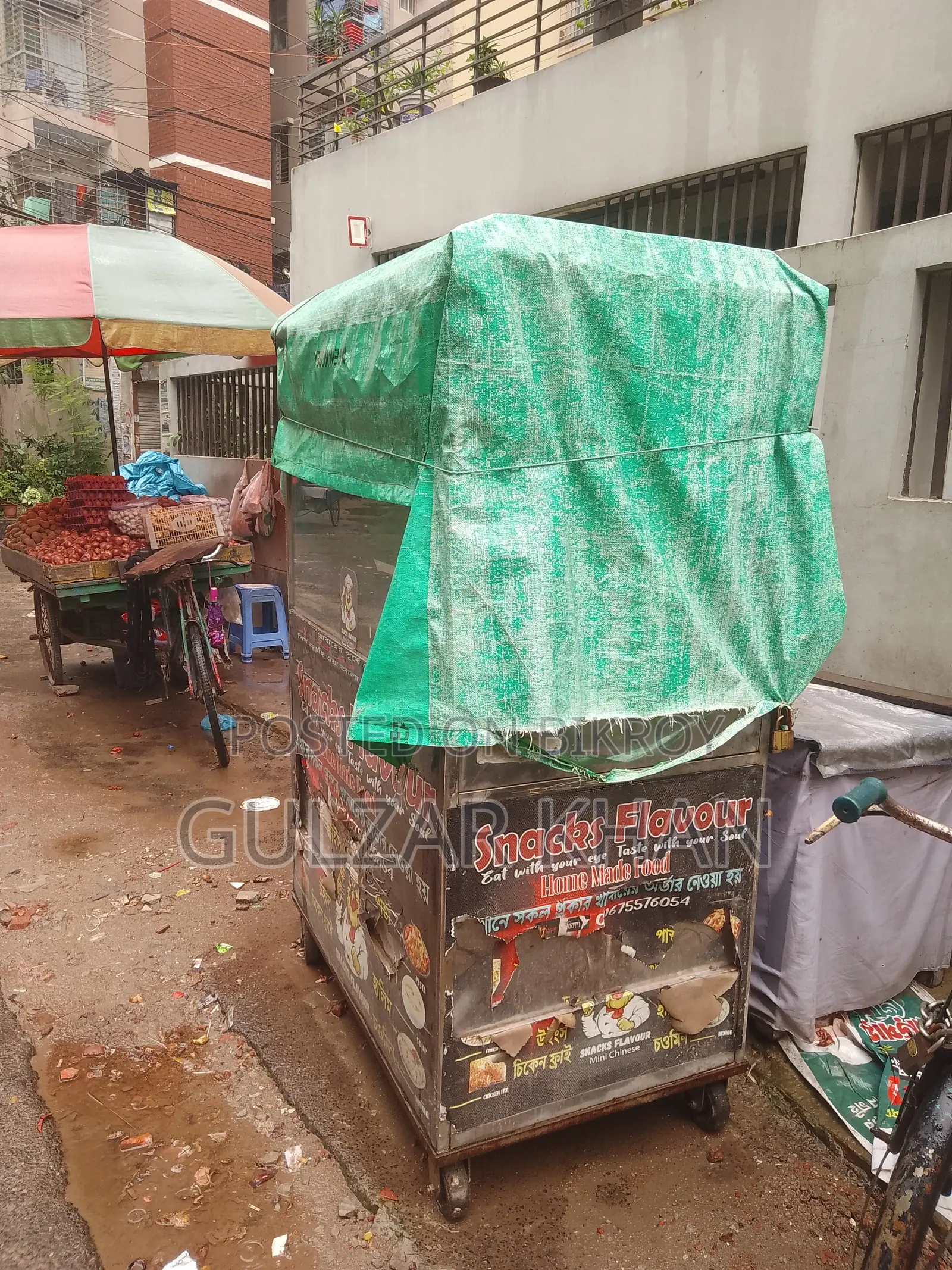 A running food cart will be sold, urgent
