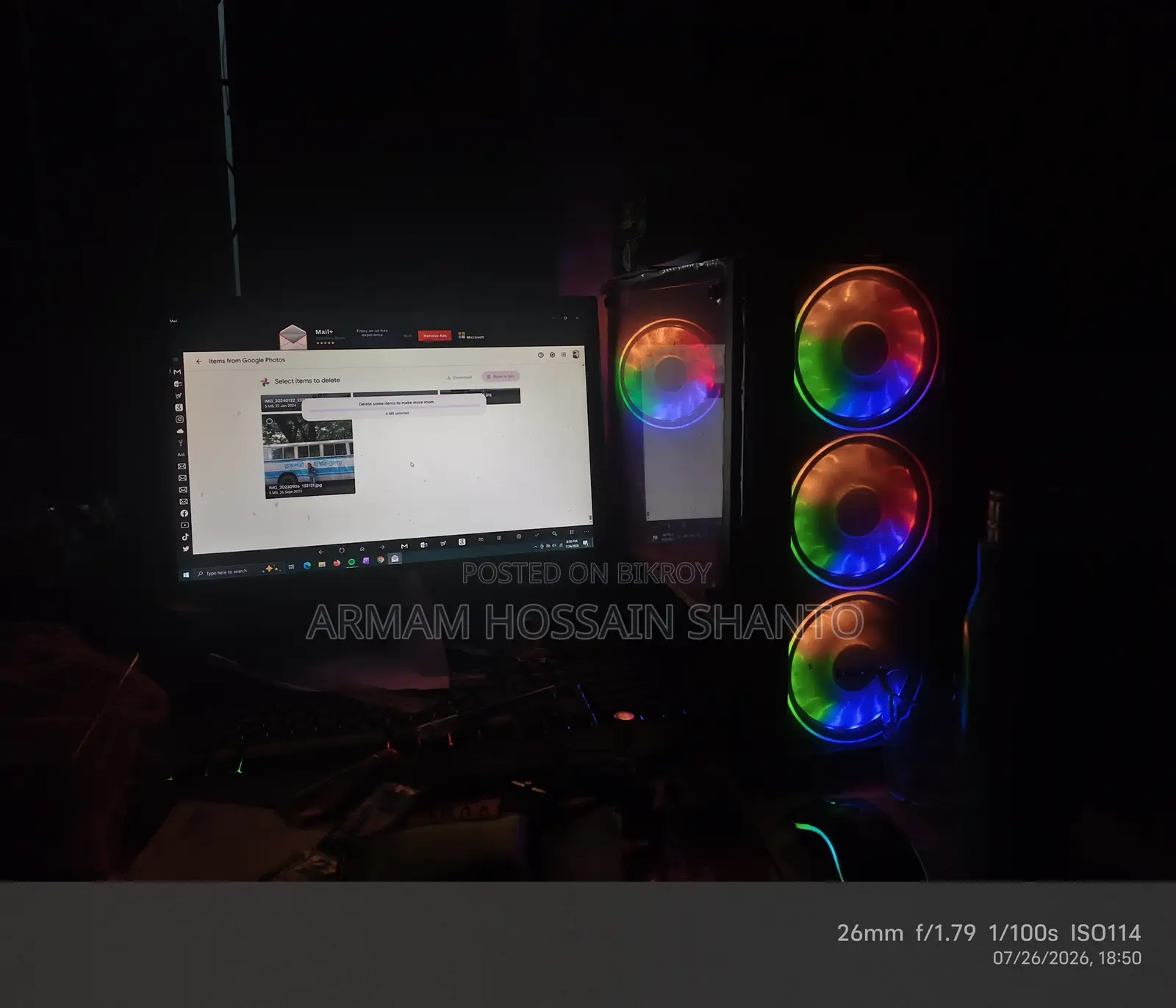 Desktop Computer 8GB Intel Core i5 SSD 256GB