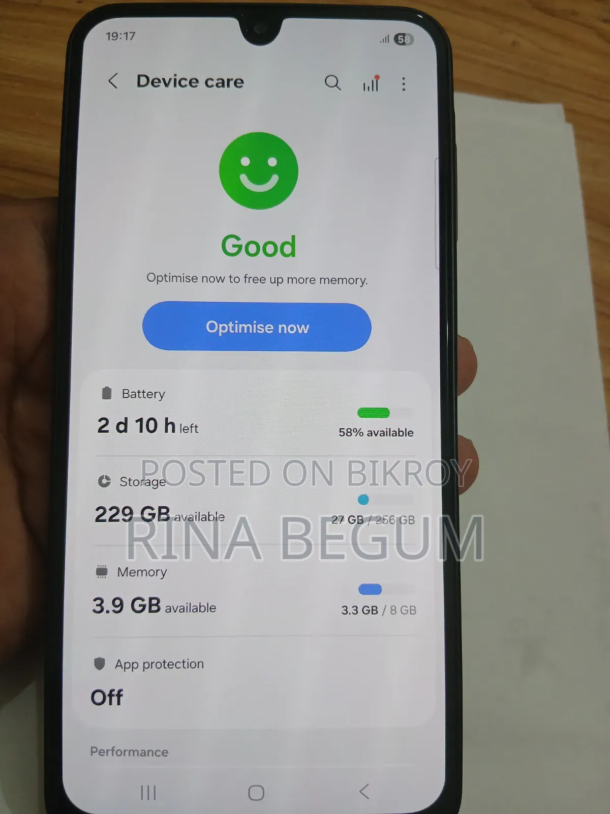 নতুন স্যামসাং গ্যালাক্সি এ২৬ ২৫৬ জিবি ব্ল্যাক