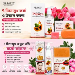 Papaya Skin Care Combo | DR. DAVEY + Fiorae | Face & Body Care