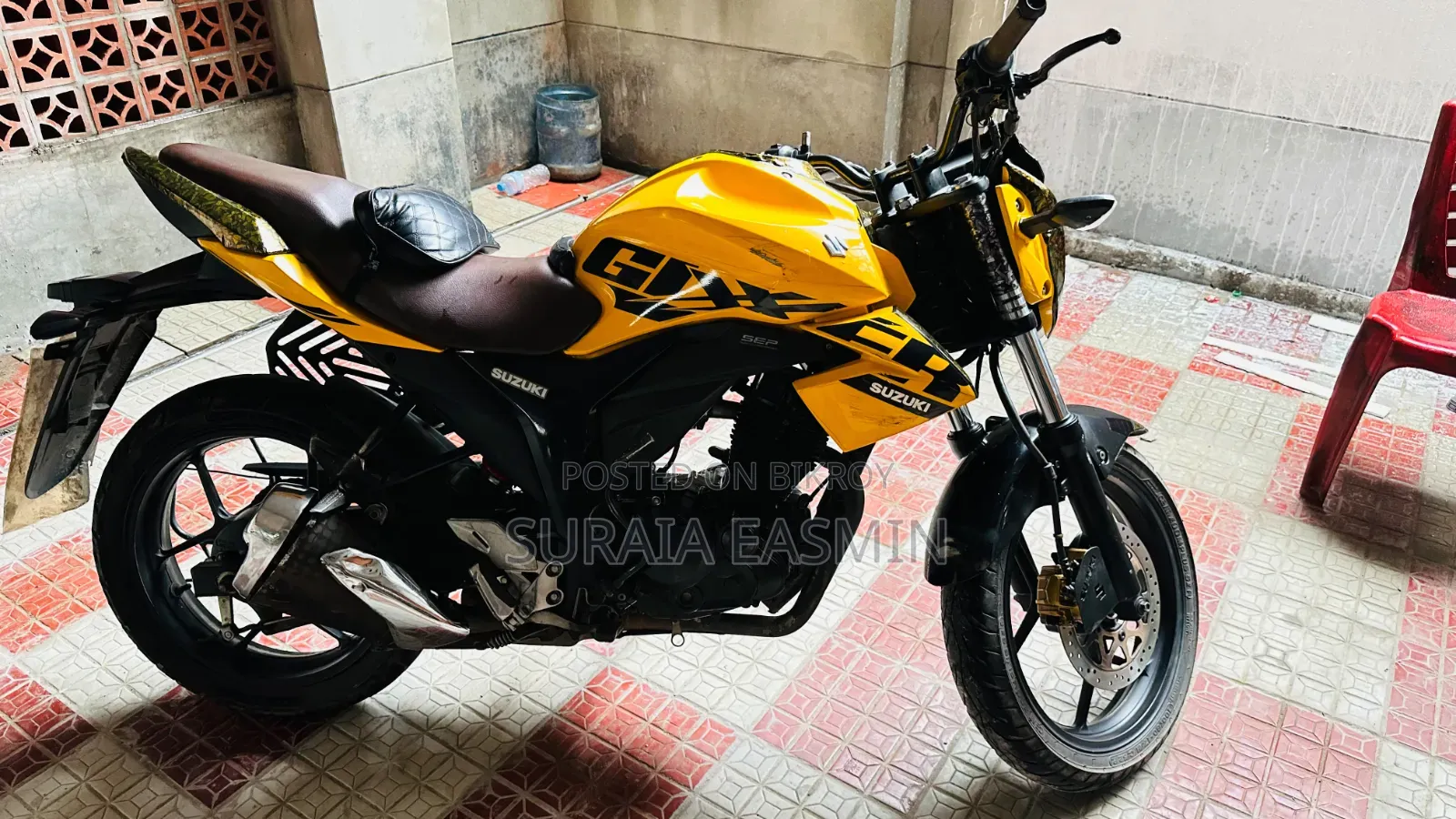 Suzuki Gixxer 2023 Yellow