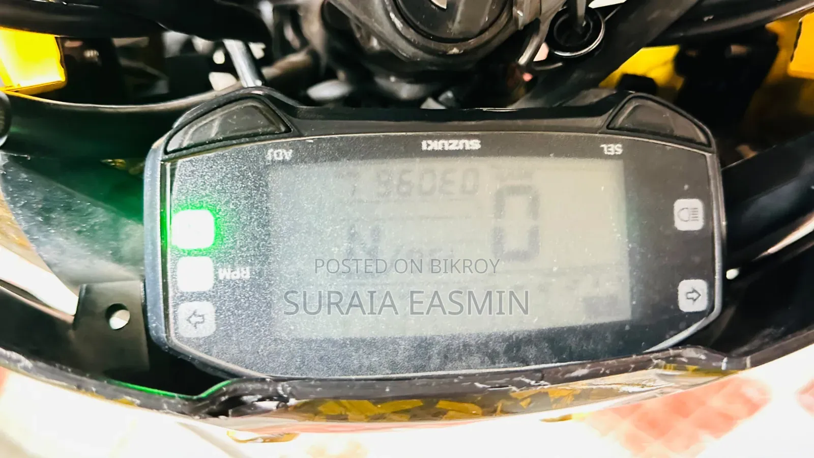 Suzuki Gixxer 2023 Yellow