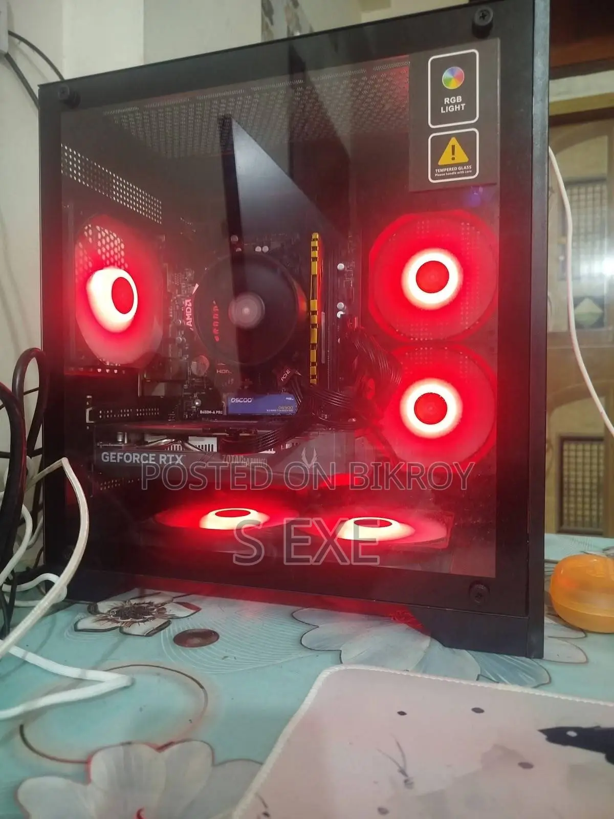 Desktop Computer MSI 16GB AMD Ryzen 5 SSD 256GB