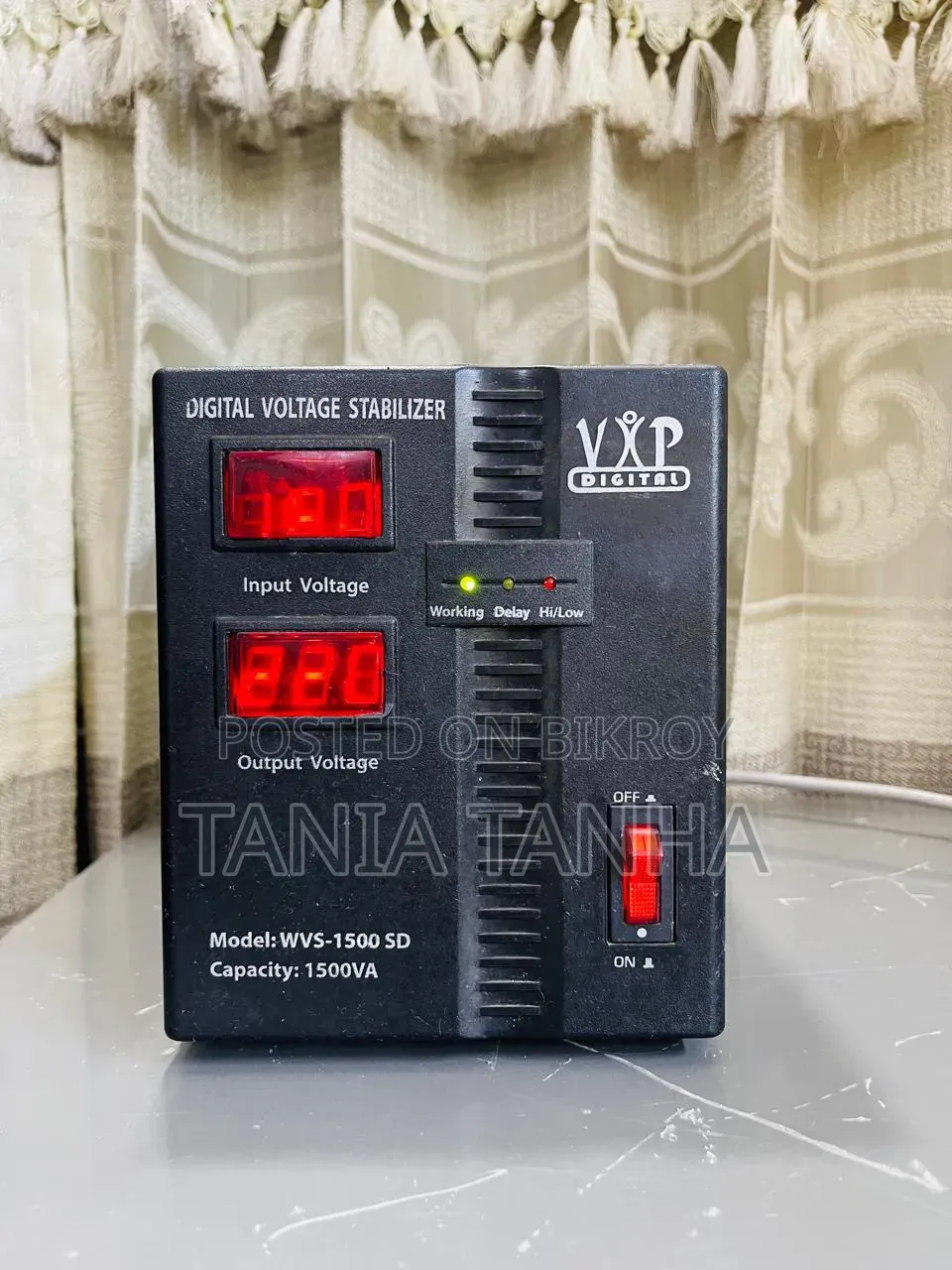 Walton Refrigerator + VIP Digital Voltage Stabilizer (Capacity-1500va)