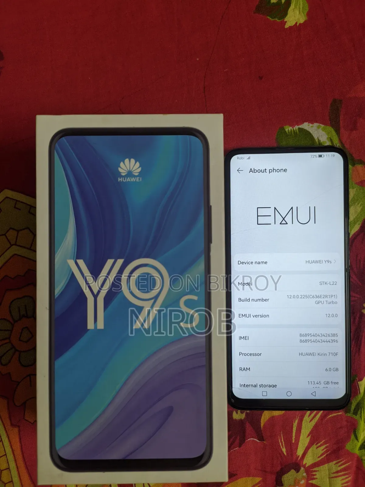 Huawei Y9s 128 GB Blue