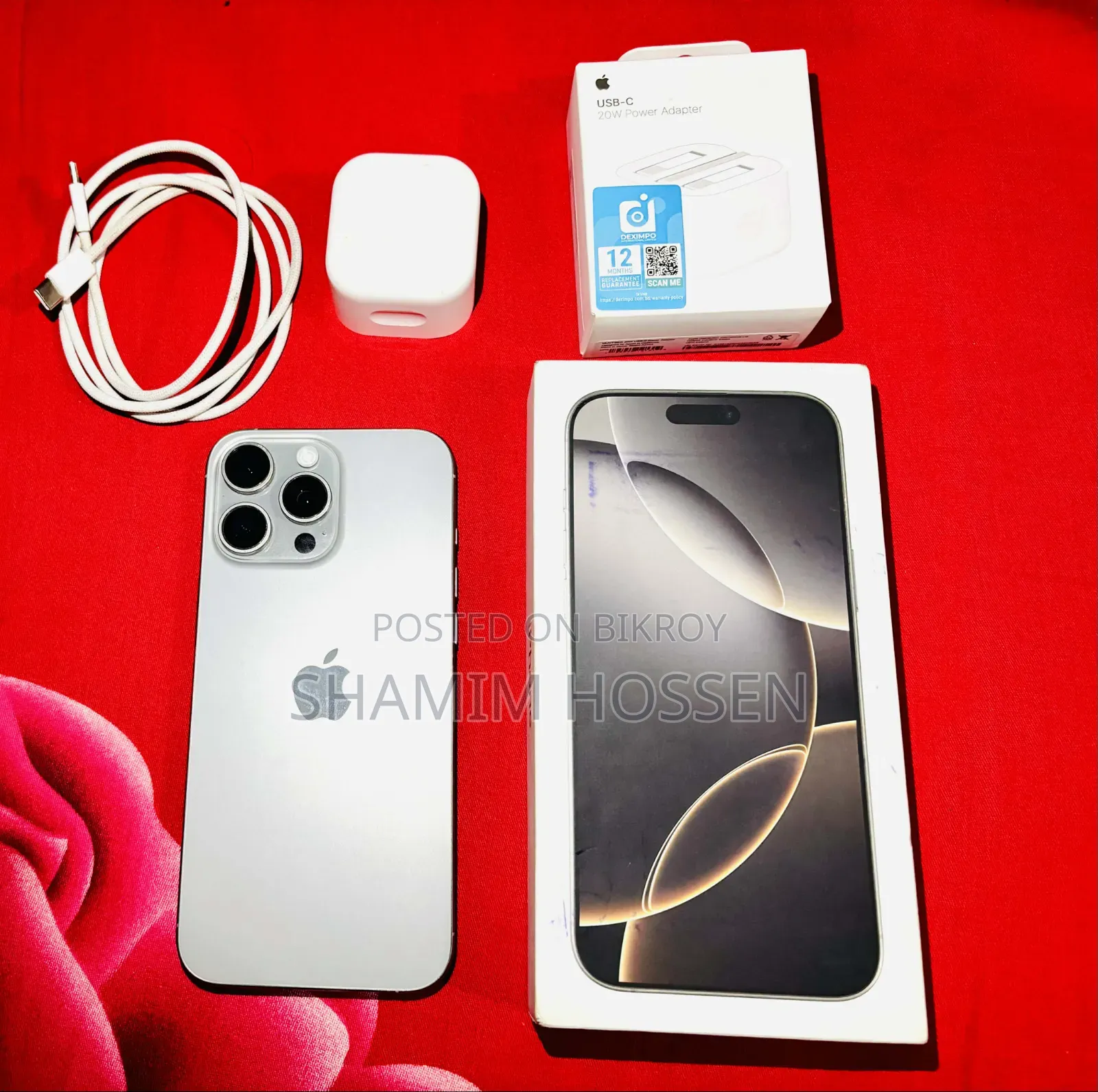 New Apple iPhone 16 Pro Max 256 GB White