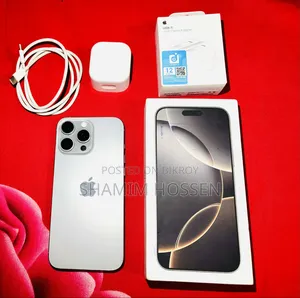 New Apple iPhone 16 Pro Max 256 GB White